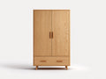 Armadio - Legno - 100 x 55 x 190 cm - Rovere naturale - Stile nordico