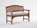 Panche da giardino - Legno - 125 x 60 x 90 cm - Marrone-Beige - Stile tradizionale