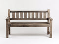 Panche da giardino - Legno - 130 x 56 x 86 cm - Marrone-Grigio - Stile rustico vissuto