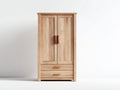 Armadio - Legno - 95 x 55 x 185 cm - Rovere chiaro - Stile classico contemporaneo