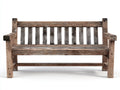 Panche da giardino - Legno - 150 x 58 x 88 cm - Marrone-Grigio - Stile rustico vissuto