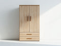 Armadio - Legno - 100 x 55 x 190 cm - Rovere chiaro - Stile moderno